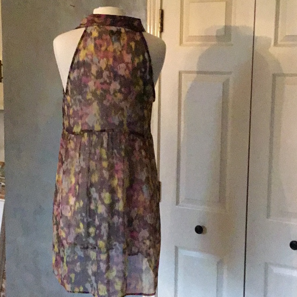 EUC Volcom Large Sheer flowy beach coverup or short dress - Picture 2 of 5